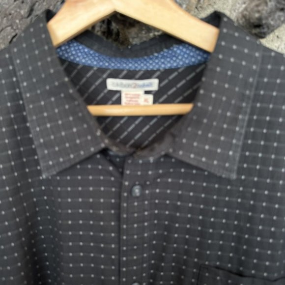 Carbon 2 Cobalt Shirt Mens Sz XL Textured 100% Cotton Button-Up - Picture 3 of 10